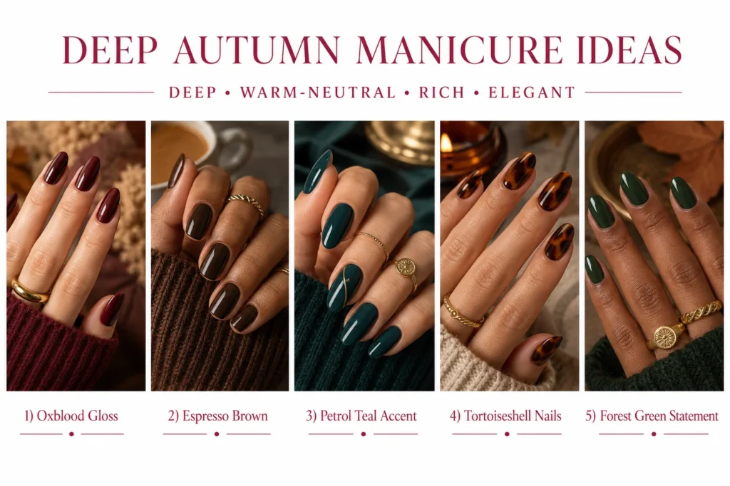 Deep Autumn Manicure Ideas