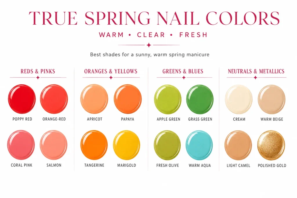 warm Spring Nail Colors