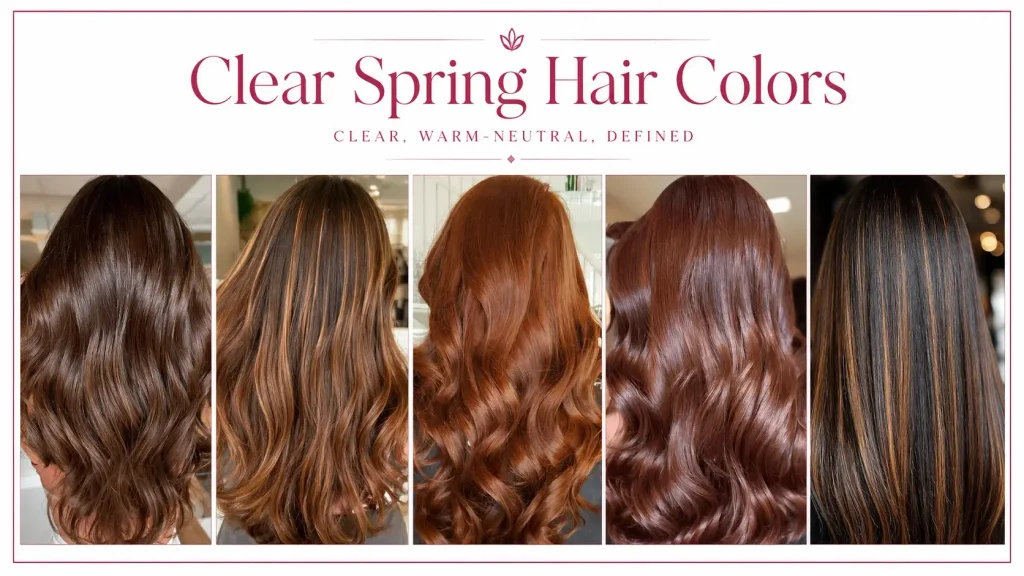 Clear spring hair colors