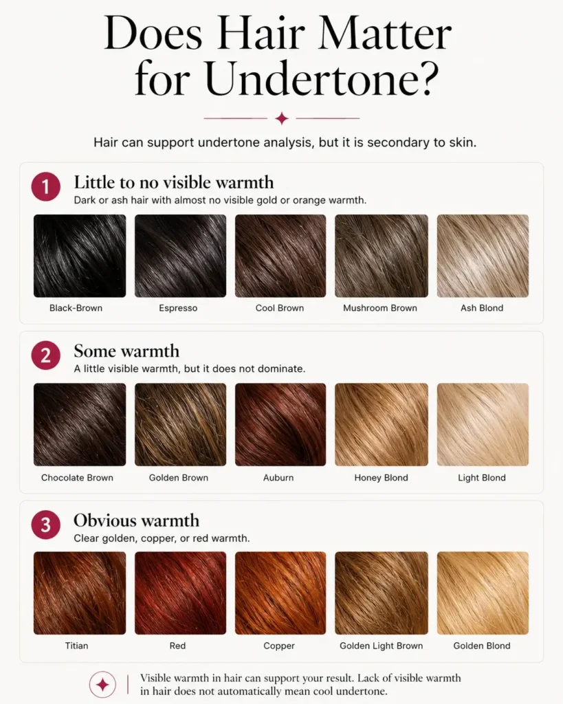 Does Hair Matter for Undertone