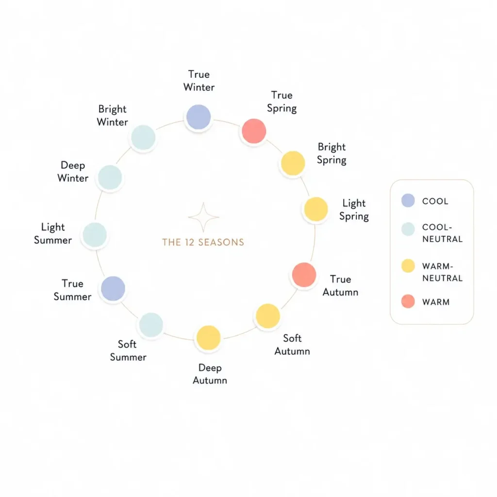 How Undertone Connects to the Color Seasons