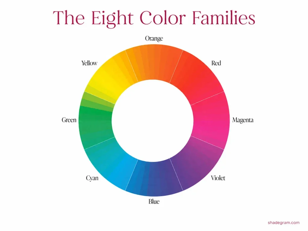 The Eight Color Families