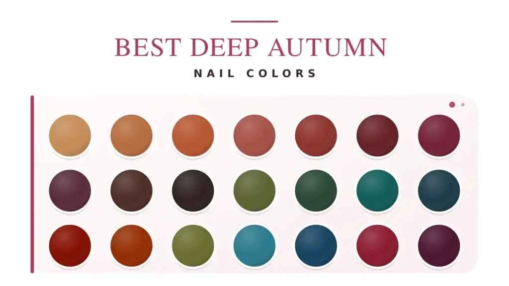 Deep Autumn Nail Color Palette