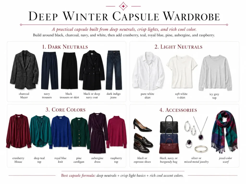 Deep Winter Capsule Wardrobe