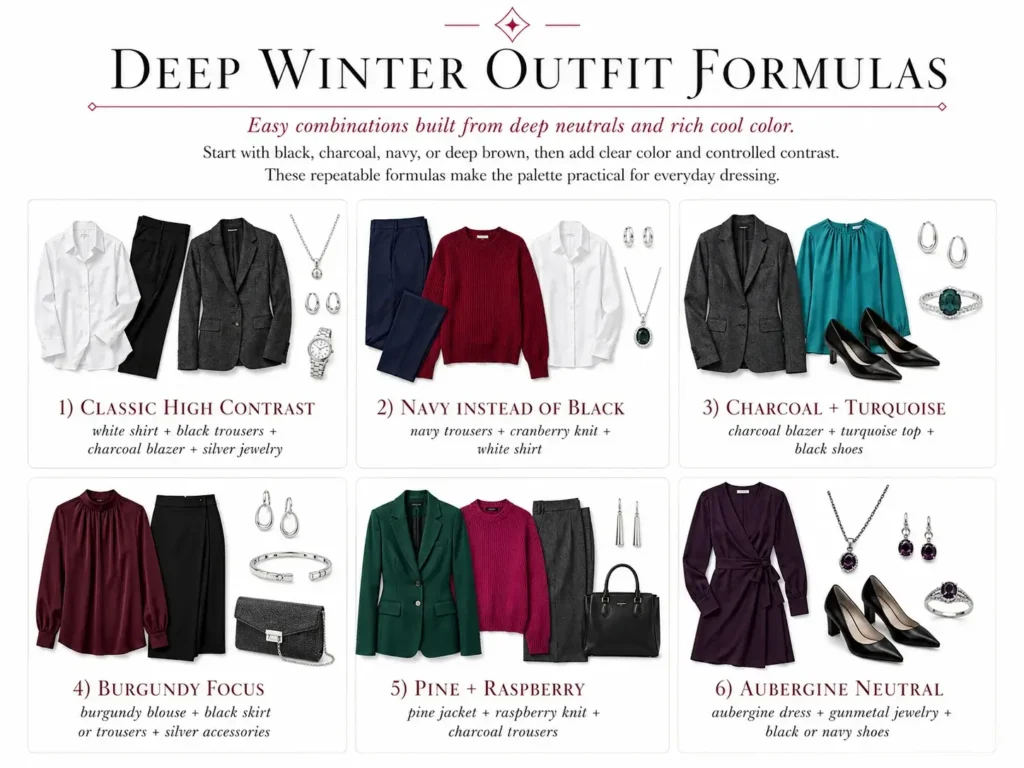 Deep Winter Outfit Formulas
