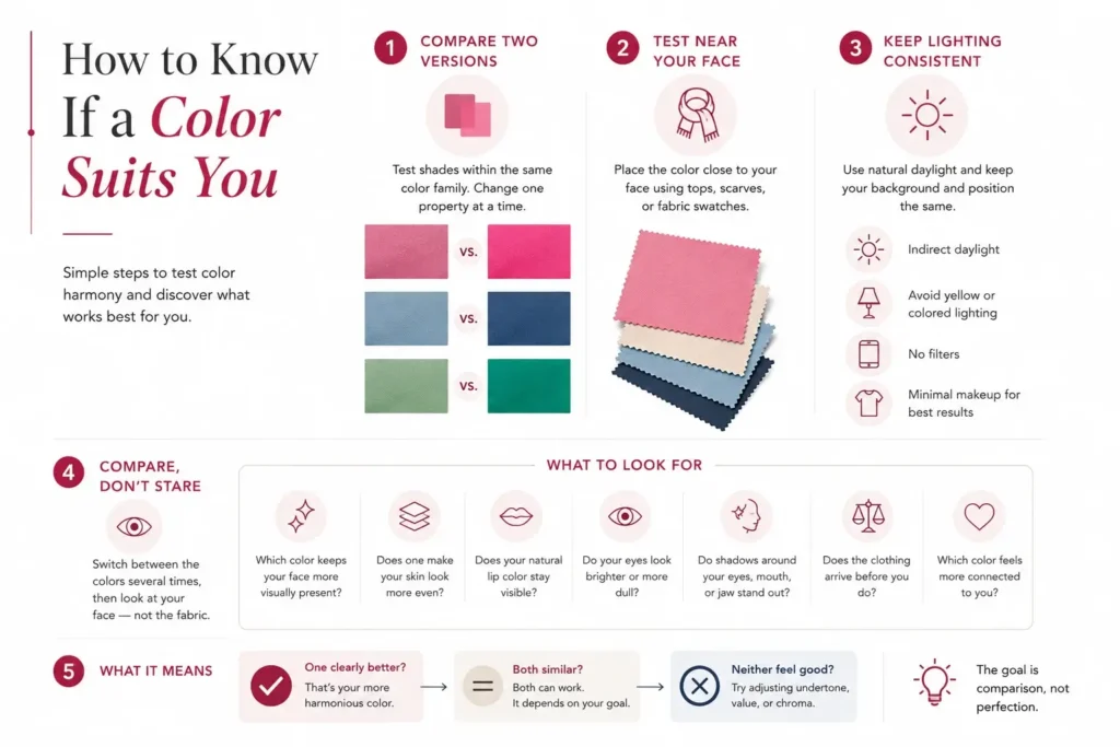 how to know if color suits