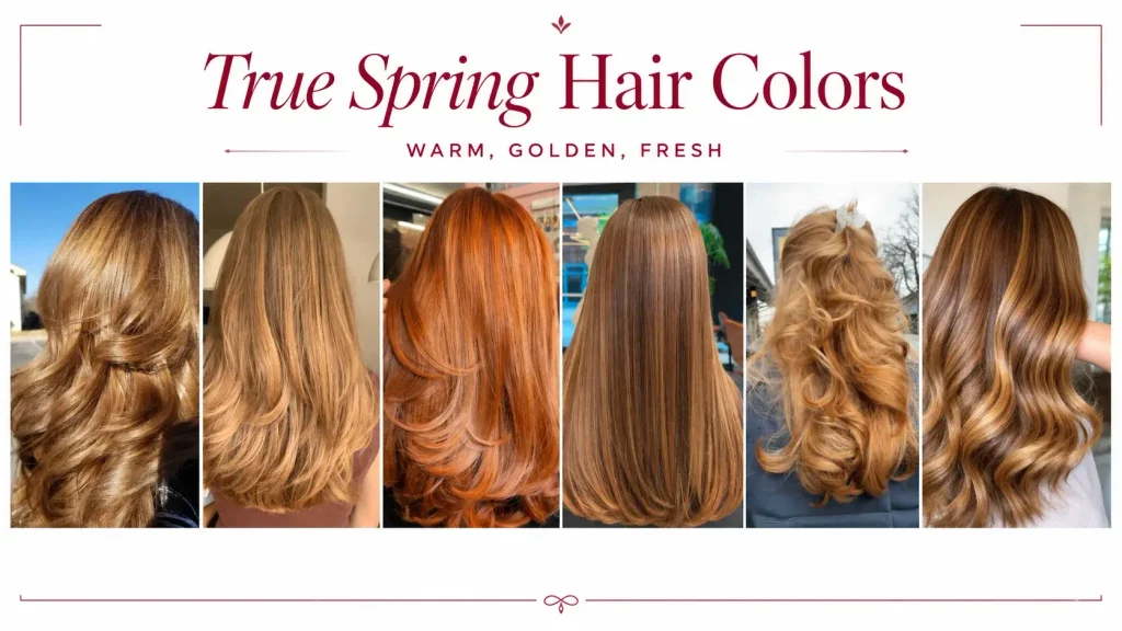 True spring hair colors
