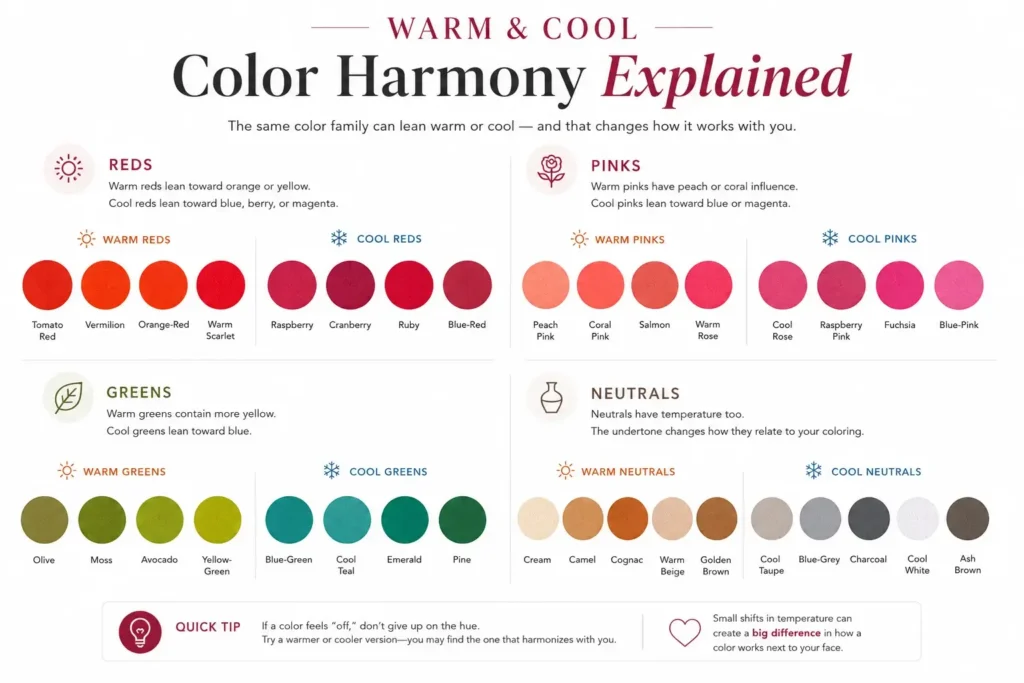 warm and cool color harmony