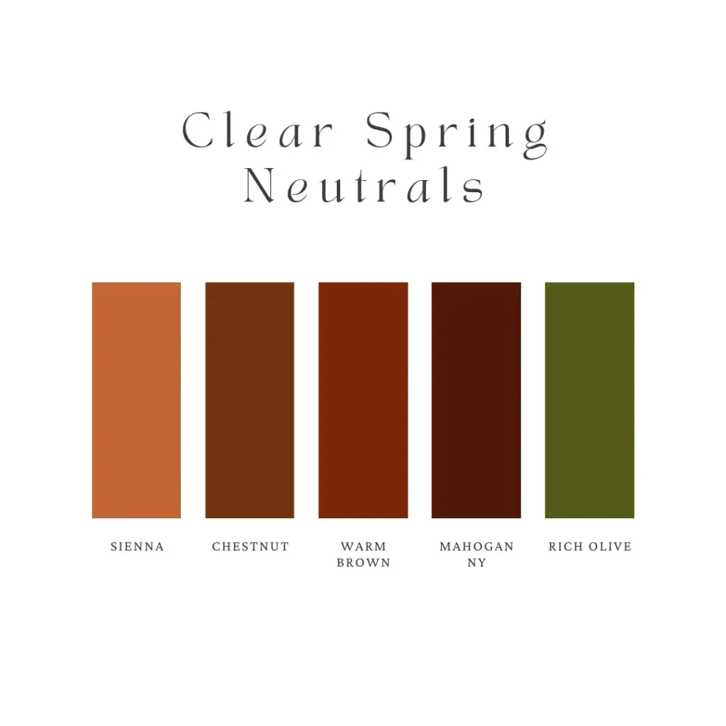 Clear spring neutrals