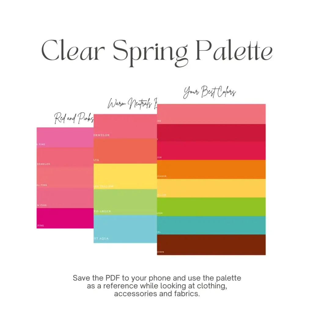 clear spring palette